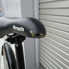 E692★限定特価★ 中古自転車 【　27インチ　黒　マルイシ　アパッシュ　6段　LEDオートライト 】 の画像