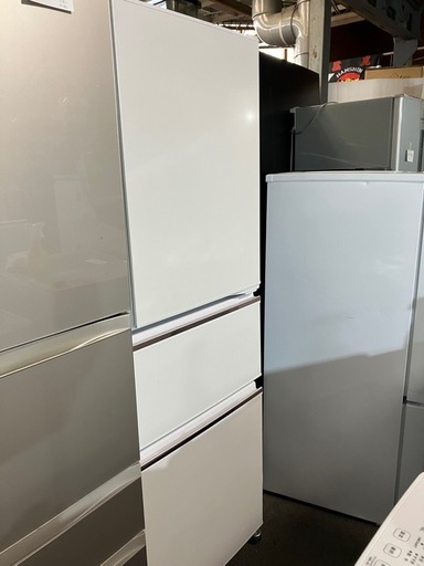I 2511-334  三菱ノンフロン冷凍冷蔵庫 MR-CX27D-W 2018年製 全定格内容積 272L 動作確認済み キズ 汚れあり
