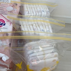 紙おむつ　240枚　新生児　サンプル試供品 出産準備   テープ　新品個包装　ベビー用品の画像