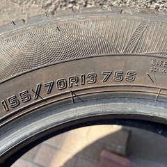 155/70r13夏タイヤ1本の画像