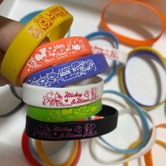 ラバーブレスレット 25個の画像