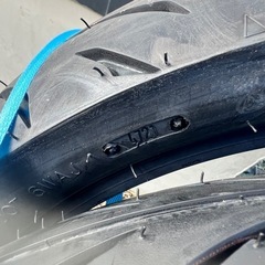 140/70-17.110/70-17タイヤ未使用の画像