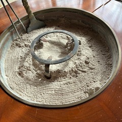 切り株　囲炉裏　火鉢の画像