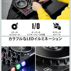 Numark Party Mix DJコントローラー2回だけ使用の画像