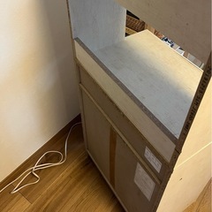 食器棚　収納家具　レンジ台の画像