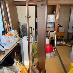 姿見つき回転コートラックの画像