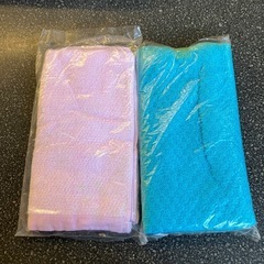 K2511-212粗品 タオル⑩ 2枚セット 未使用品 保管汚れ有りの画像