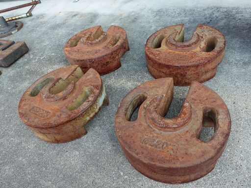 鉄（鋳物）ウエイト 20kg ４個  -その２-