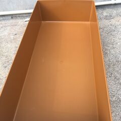 OJM0032S)タッパーウエアー衣装ケース 幅：約80cm  高さ：約17cm 奥行：約37cm 中古品【取りに来られる方限定】の画像