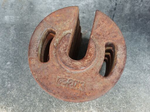 鉄（鋳物）ウエイト 20kg ４個  -その２-