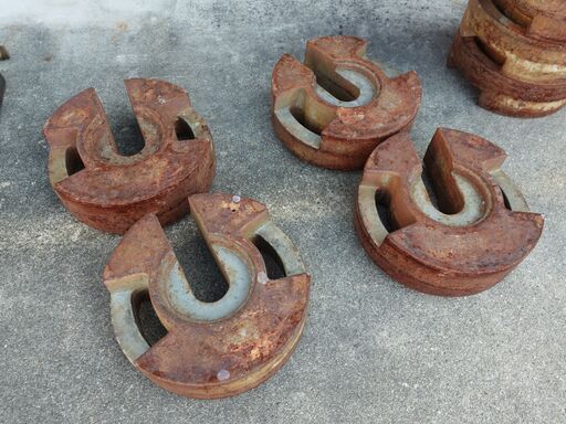 鉄（鋳物）ウエイト 20kg ４個  -その２-