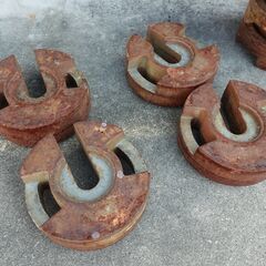 鉄（鋳物）ウエイト 20kg ４個  -その２-の画像