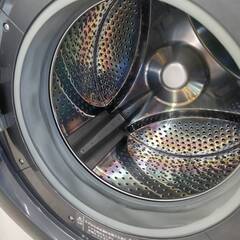 🌺SHARP/シャープ/7Kg/3.5㎏ドラム式洗濯機/2019年式/ES-S7D-WL/№6832🌺の画像