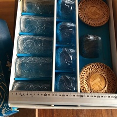 ガラス製、コップセット
の画像