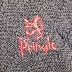 プリングル　ニットセーター　ウール100% 　Mサイズ　ネイビー　日本製の画像