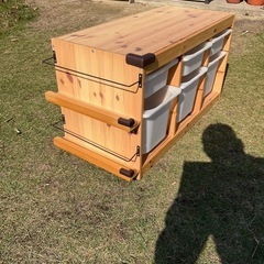  IKEA　トロファスト（収納ボックスとブックラック付）の画像