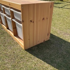 IKEA　トロファスト（収納ボックスとブックラック付）の画像