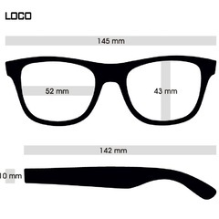 LOCO Black with White Splash x Chrome Mirror Polarized(偏光レンズ) [vidg00405]  の画像