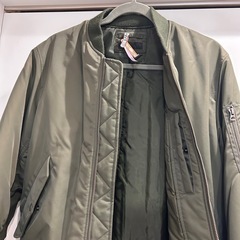 ユニクロ ブルゾン S カーキ 男女兼用 UNIQLOの画像