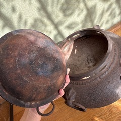 茶釜　　茶道具の画像