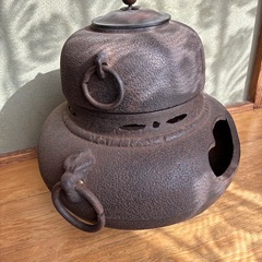 茶釜　　茶道具の画像