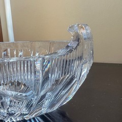 圧倒的存在感！イギリスヴィンテージ　カットクリスタルボウルの画像