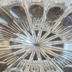 圧倒的存在感！イギリスヴィンテージ　カットクリスタルボウルの画像