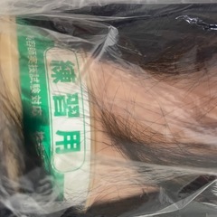 値下げ交渉可✨美容師国家試験練習用カットウィッグの画像