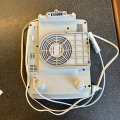 M2511-214 脱衣所ファンヒーター DWC-A1208-WH ホワイト 2018年製 人感センサー付き 固定ネジ欠品 通電確認済み キズ汚れ有りの画像