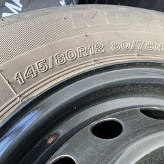 ハイゼット純正☆ホイール&タイヤsetの画像