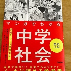 マンガでわかる中学社会（ほぼ新品） 2冊セットの画像