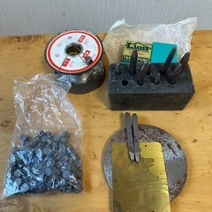 刻印、封印セット　真鍮銘板用、ワイヤー封印の画像