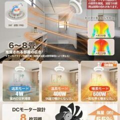 天井ファンヒーターの画像