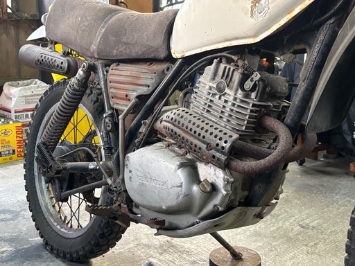xl250s レストアベース　書類付き