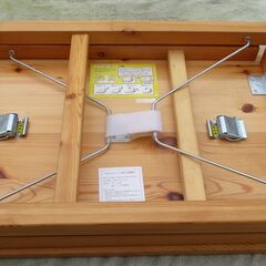 ☆良品計画 折りたたみテーブル ハイタイプ 折り畳み式ハイテーブル◆使わないときは折りたたんで収納の画像