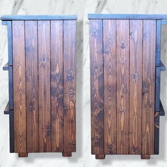 ヴィンテージチェストキャビネット（オリジナル品/無垢材/10収納）の画像