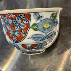 【引き取り限定】中古品　湯呑み　和柄　5個セットの画像