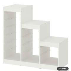 IKEA　TROFAST　トロファスト　（階段タイプ）の収納セットの画像
