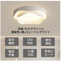 シーリングライト お花型の画像