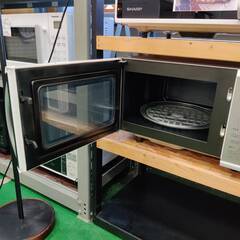 【愛品倶楽部柏店】SHARP シャープ 2018年製 オーブンレンジ RE-A15KS ターンテーブル ヘルツフリー 大きな文字で見やすく使いやすい！の画像
