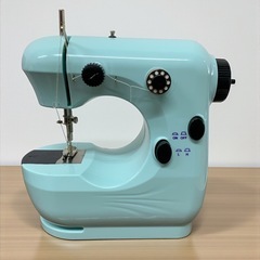コンパクトミシン JYSM-301 ミシン ハンドメイド ミントグリーン 通電のみ確認済み 中古品販売 11Cの画像