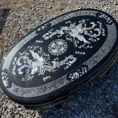 楕円形座卓🌿の画像