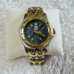 ELGIN エルジン 腕時計 クロノグラフ コンビカラー メンズ FK527Aの画像