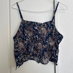 キャミソール青の画像