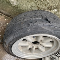 社外アルミタイヤホイールの画像