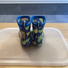 1〜2歳　長靴　青　14センチの画像
