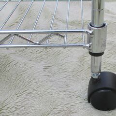 ☆IRIS OHYAMA Metal Rack メタルラック スチールラック5段◆キャスター付きの画像