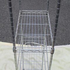 ☆IRIS OHYAMA Metal Rack メタルラック スチールラック5段◆キャスター付きの画像