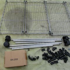 ☆IRIS OHYAMA Metal Rack メタルラック スチールラック5段◆キャスター付きの画像