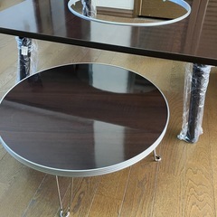 (決まりました)火鉢型コロナ石油ストーブ➕テーブル未使用品 の画像